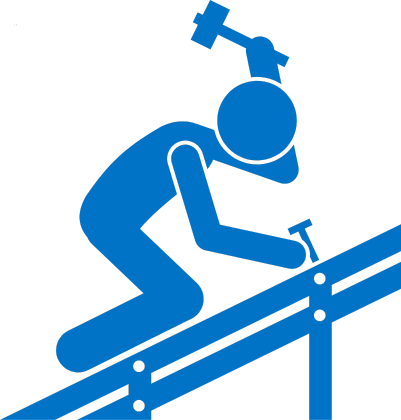 entretien toiture-terrasse pictogramme